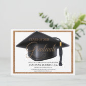 AFSTUDEREN, PARTIJ AFSTUDEERDER, KLASSE VAN 2021 SAVE THE DATE (Staand voorkant)