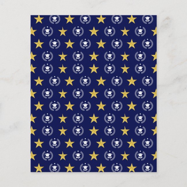Afstuderen Pattern Scrapbook Paper (Voorkant)