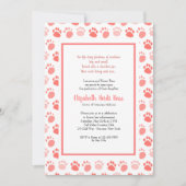 Afstuderen Paw Prints Veterinary School Kaart (Voorkant)