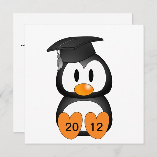 Afstuderen Penguin Kaart (Voorkant / Achterkant)