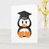 Afstuderen Penguin Kaart (Gele Bloem)