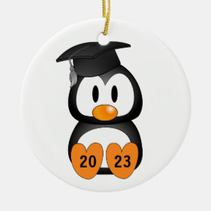 Afstuderen Penguin Keramisch Ornament