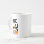 Afstuderen Penguin Koffiemok (Voorkant links)