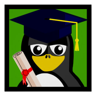 AFSTUDEREN PENGUIN PERFECT POSTER