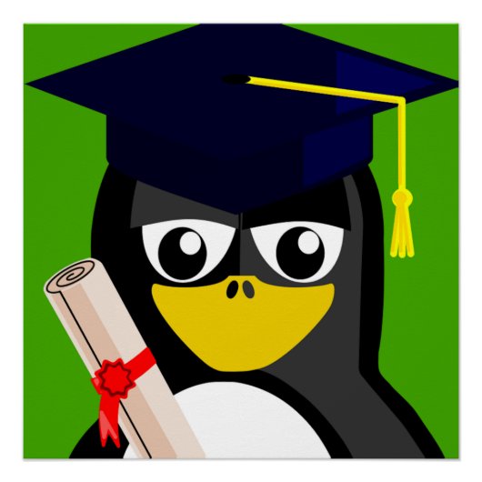AFSTUDEREN PENGUIN PERFECT POSTER (Voorkant)