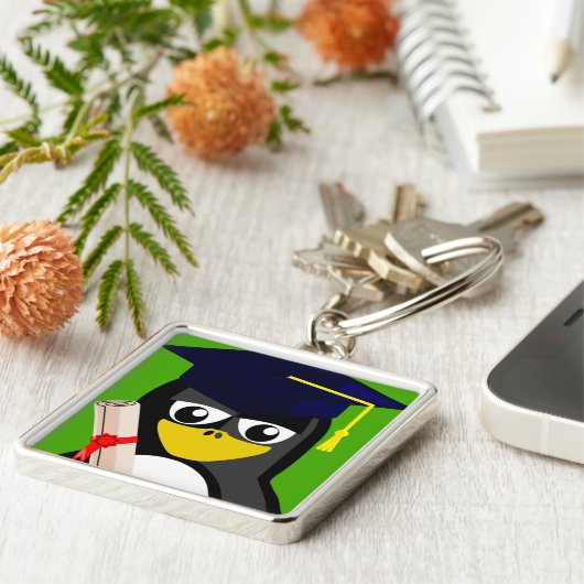 AFSTUDEREN PENGUIN SLEUTELHANGER (Zijkant)