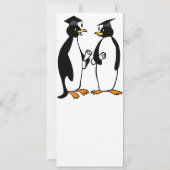 Afstuderen Penguins Cartoon Aankondiging (Voorkant)