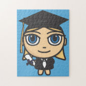 Afstuderen personage Puzzle/Jigzaag Legpuzzel (Verticaal)