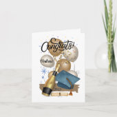 Afstuderen persoonlijk bericht notitiekaartje (Voorkant)