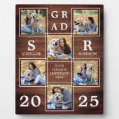 Afstuderen persoonlijke foto's Wooden Afstuderen Fotoplaat (Voorkant)