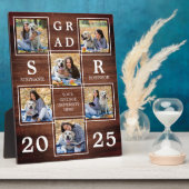 Afstuderen persoonlijke foto's Wooden Afstuderen Fotoplaat (Zijkant)