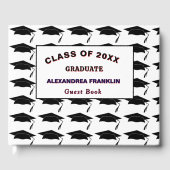 Afstuderen Pet Afstuderen Class Party Personaliser Gastenboek (Voorkant)