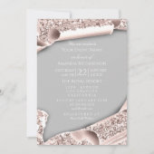 Afstuderen PET Bachelorette Party Blush Roos Grey Kaart (Voorkant)