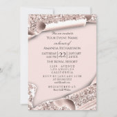Afstuderen PET Bachelorette Party Roos Roze 3D Kaart (Voorkant)
