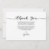 Afstuderen Pet Bedankt Script Afstudeerder Foto Kaart (Achterkant)