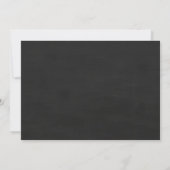 Afstuderen Pet Chalkboard Hartelijk dank | Manuscr Bedankkaart (Achterkant)