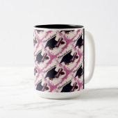 Afstuderen Pet & Diploma Roze Mok (Voorkant rechts)