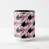 Afstuderen Pet & Diploma Roze Mok (Center)