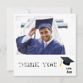 Afstuderen Pet Direct 1-2 Foto & dank u Kaart B (Voorkant)