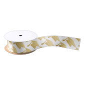 Afstuderen Pet Faux Gold Foil Modern Satijnen Lint (Spoel)