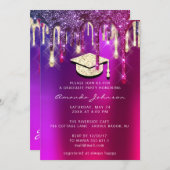 Afstuderen Pet Glitter Holograaf 3D Kaart (Voorkant / Achterkant)