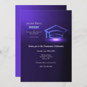 Afstuderen Pet Graduation Party Kaart (Voorkant / Achterkant)