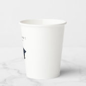 Afstuderen Pet Modern naam Papieren Bekers (Links)