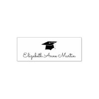 Afstuderen Pet, Mortarboard, de naam van de afgest