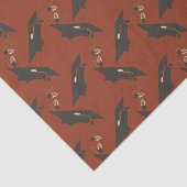 Afstuderen pet patroon tissuepapier (Detail)