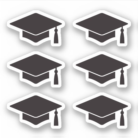 Afstuderen pet/pet stickers (Voorkant)