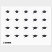 afstuderen_pet ronde sticker (Vel)