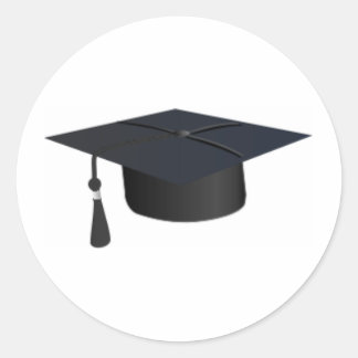 afstuderen_pet ronde sticker