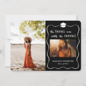 Afstuderen Pet Script Tassel was het gedoe waard Kaart (Voorkant)