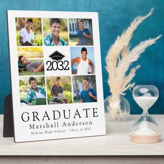 Afstuderen Pet Tassel Photo Collage Keepomwille Fotoplaat (Zijkant)
