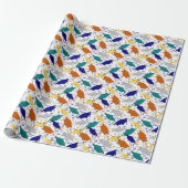 Afstuderen Pet Toss (academisch) Cadeaupapier (Uitgerold)