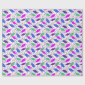 Afstuderen Pet Toss (Gala) Cadeaupapier (Vlak)