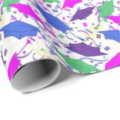 Afstuderen Pet Toss (Gala) Cadeaupapier (Rol Hoek)