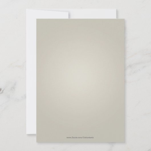 Afstuderen Pet Toss Kaart (Achterkant)