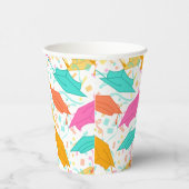 Afstuderen Pet Toss (Tropisch) Papieren Bekers (Rechts)