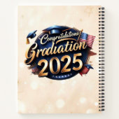 "Afstuderen Pet USA" Notitieboek (Achterkant)