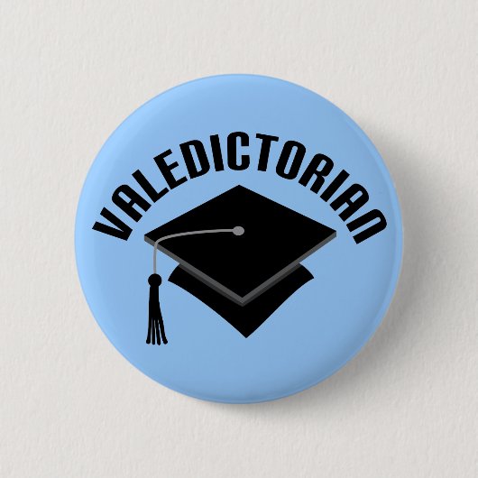 Afstuderen Pet Valedictorian Head of Class Gift Ronde Button 5,7 Cm (Voorkant)