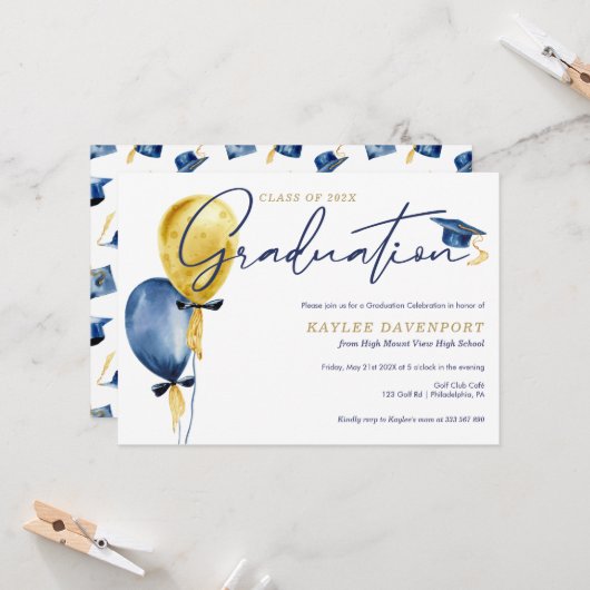 Afstuderen petten (Voorkant / Achterkant in situ)