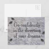 Afstuderen Petten Aankondigingskaart (Voorkant / Achterkant)