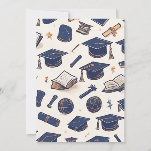 afstuderen Petten Pattern Outdoor Afstuderen Kaart (Achterkant)