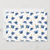 Afstuderen Petten van waterverf petten patroon (Achterkant)