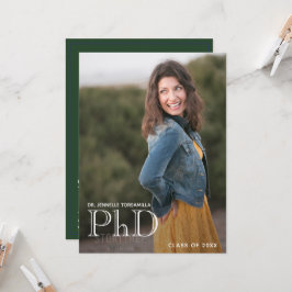 Afstuderen PhD Aankondiging Foto: White Green