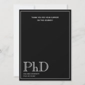 Afstuderen PhD Aankondiging Foto zwart (Achterkant)