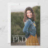 Afstuderen PhD Aankondiging Foto zwart (Voorkant)