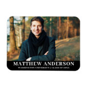 Afstuderen Photo Afstuderen Aankondiging Magneet (Horizontaal)