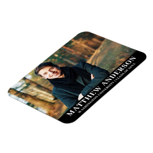 Afstuderen Photo Afstuderen Aankondiging Magneet (Linkerzijde)